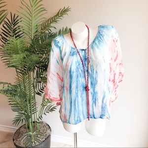 Barbara Lesser Tie-Dye Blouse